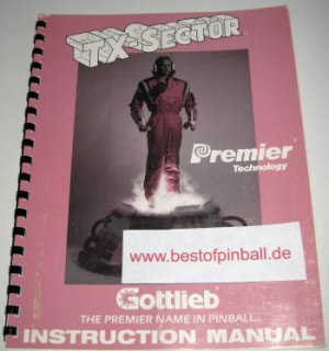 TX-Sector Game Manual (Gottlieb)