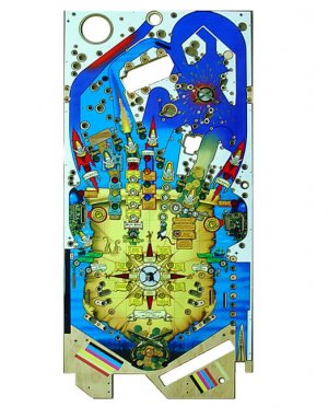 Pirates of the Carribean Playfield (Stern)