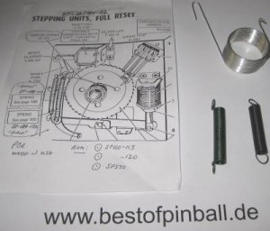 Full Resetting Step Unit Feder Kit (Bally) KT-BSTEP-02