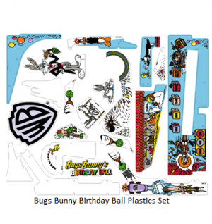 Bugs Bunny Birthday Ball Plasticset (Bally)