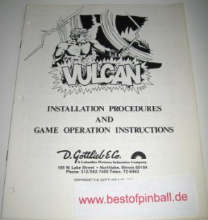 Vulcan Operators Handbook (Gottlieb)