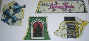 Addams Family Cloud Topper Decals