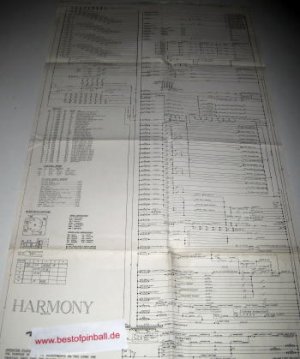 Harmony Schematics (Gottlieb)