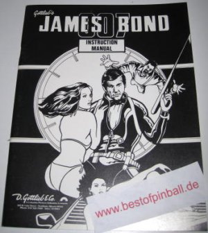 James Bond Game Manual (Gottlieb)