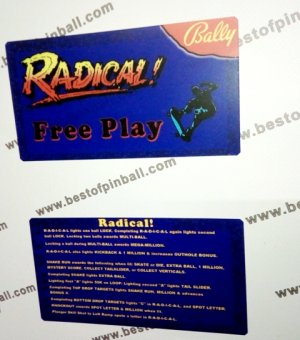 Radical Custom Cards (Bally)