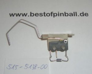 Micro Switch with Bracket right (Data East)