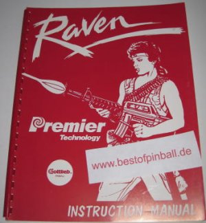 Raven Game Manual (Gottlieb)