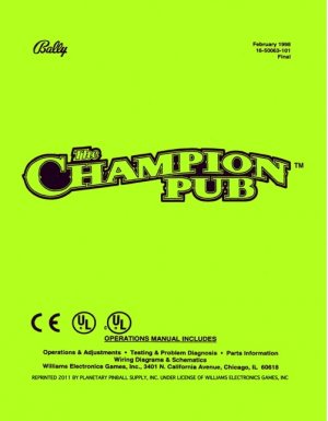 The Champion Pub Manual (Bally)