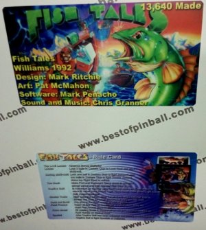 Fish Tales Custom Cards (Williams)