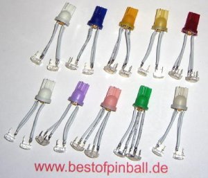 2 Flux LED biegsame Linse pink (#555)