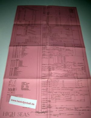 High Seas Schematics (Gottlieb)