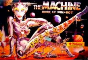 The Machine Bride of Pinbot Translite (Williams)