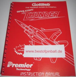 Operation Thunder Game Manual (Gottlieb)
