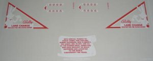 Apron Decal Set Bally