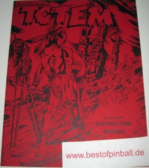 Totem Game Manual (Gottlieb)