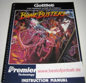Bone Busters Game Manual (Gottlieb)