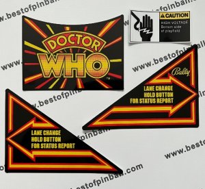 Dr Who Apron Decals (Bally)