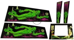 Creature from the black Lagoon Cabinetdecals