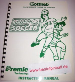 World Challenge Soccer Game Manual (Gottlieb)