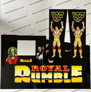 Royal Rumble Cabinet Decalset (Data East)