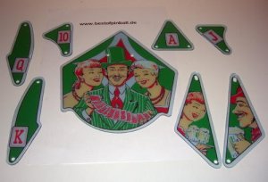 King of Diamonds / Diamond Jack / Solitare Plasticset