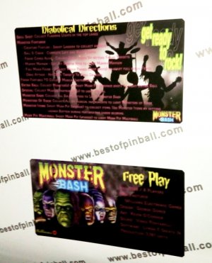 Monster Bash Custom Cards (Williams)