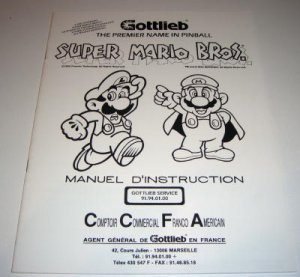 Super Mario Bros. Handbuch französisch