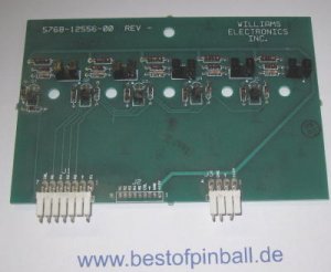 5 Drop Target Bank Assembly Board C-13239 (Williams)