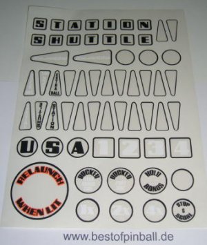Space Station - Insert Decal Set (Williams)