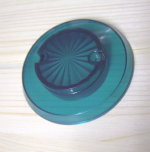 Starburst Jet Bumpercap Teal translucent