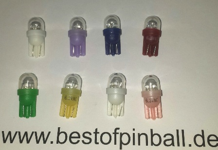 4x LED - clear Dome - gelb - zum Schließen ins Bild klicken