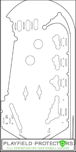 Playfield Protector Atlantis (Gottlieb)