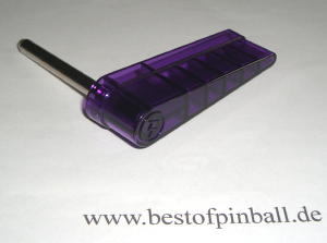 Flipper purple transluct with Williams Logo