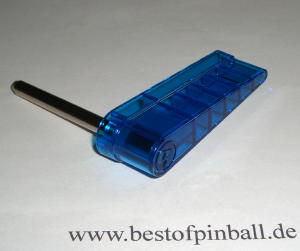 Flipper hellblau transparent mit Williams Logo