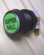 Button Super Ball grün komplett