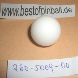 Ball 1" white delrin (Stern T3 - Backbox)