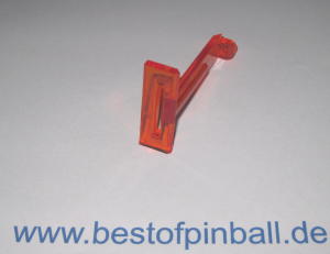 Coin Entry Plate orange Plastic (Williams)