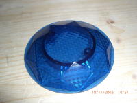 Bumperkappe blau transparent DE-Sega-Stern 550-5057-05
