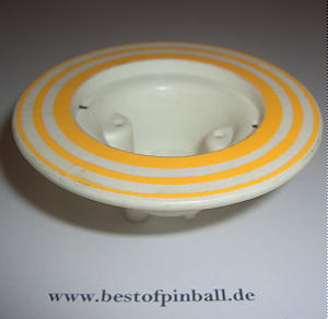 Bumper Body Gottlieb A-13905 white with yellow Lines