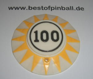 Bumperkappe yellow sun - circle 100 black
