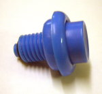 Flipperknopf Blau 41mm