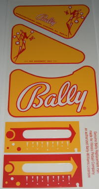 Apron Decal Set Bally