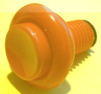 Flipperknopf orange 49mm