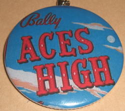 Schlüsselanhänger Aces High (Bally) - zum Schließen ins Bild klicken