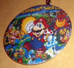 Keyring Super Mario Mushroomworlds (Gottlieb)