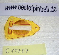 Hole Base Plate yellow transparent (Gottlieb)
