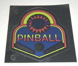 Coin Door Decal Bally