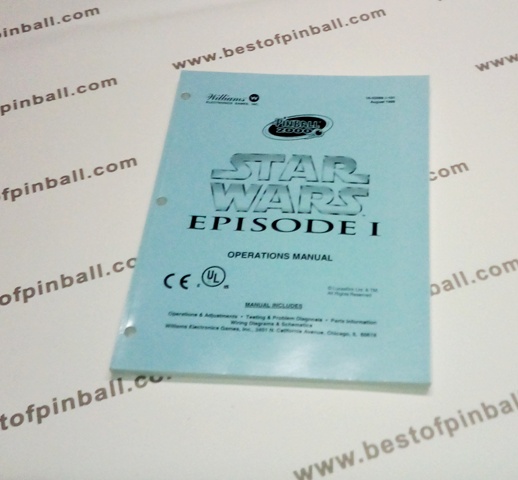 Star Wars Episode 1 Game Manual (Williams) - zum Schließen ins Bild klicken