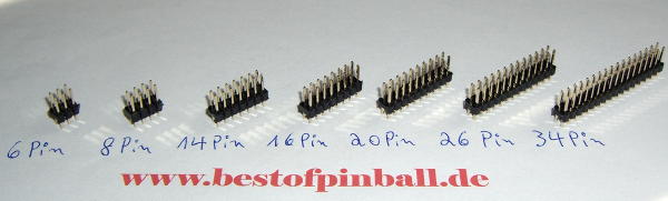 Steckerleiste 16 Pin (2x8) für Ribbon Kabel - zum Schließen ins Bild klicken