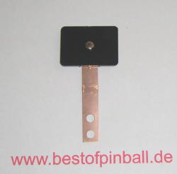 Targetblatt schwarz extra breit